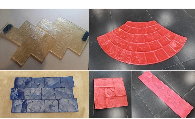 China Manufacturer Rubber Stamp Maker Cobblestone Rubber Floor Mats Pattern