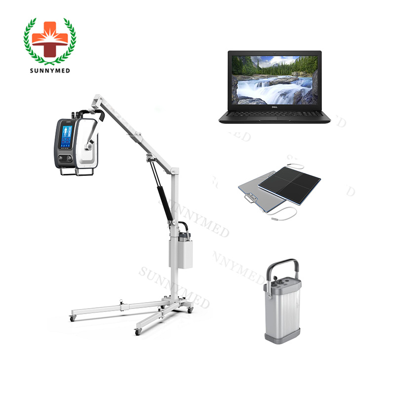 Sy-D019c Medical Mobile High Frequency 8kw Portable Dr X-ray Equipment