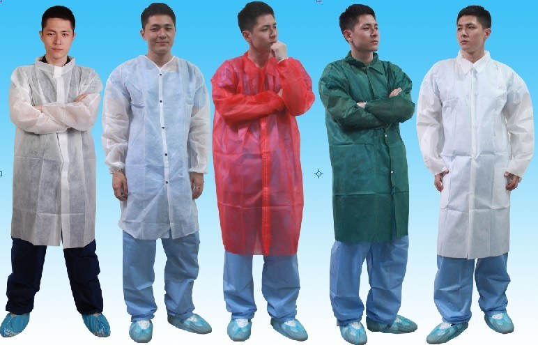 Disposable Lab Coat, SMS Lab Coat, Nonwoven Lab Coats