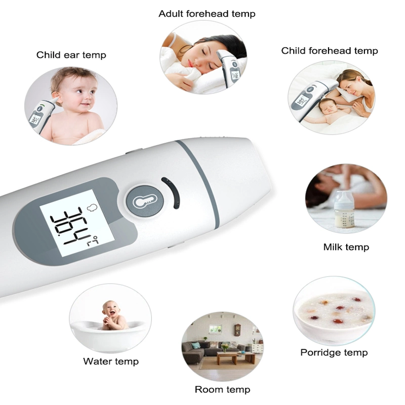 Durable Infrared Ear & Thermomer No Touch Infra Dual Scan Air Non-Contact Forehead Thermometer