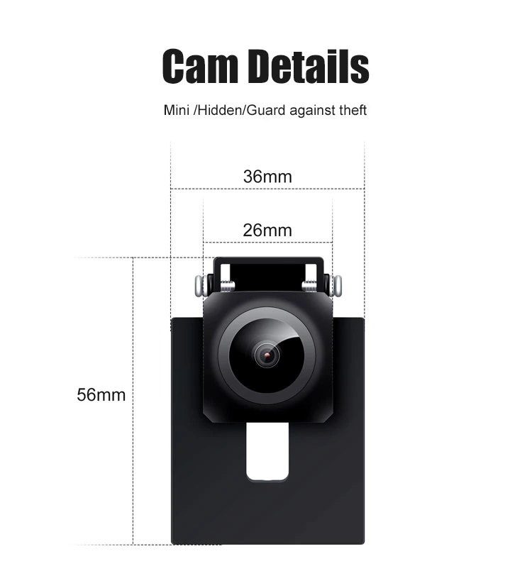 Beispiel geliefert IP68 Wasserdichte HD Starlight Reverse Kamera