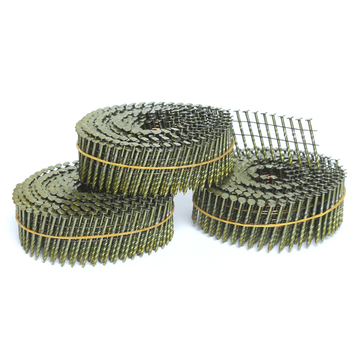 Whosale Pallet Coil Nail in Spiral Shank Screw Shank Coil Nails