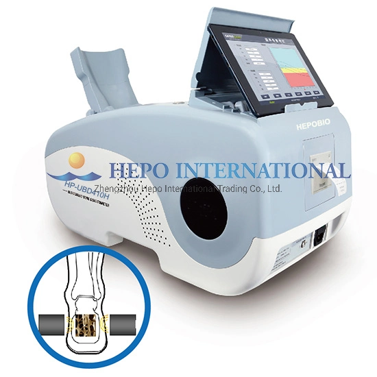 Portable Medical Automatically Calcaneus Ultrasound Bone Densitometer