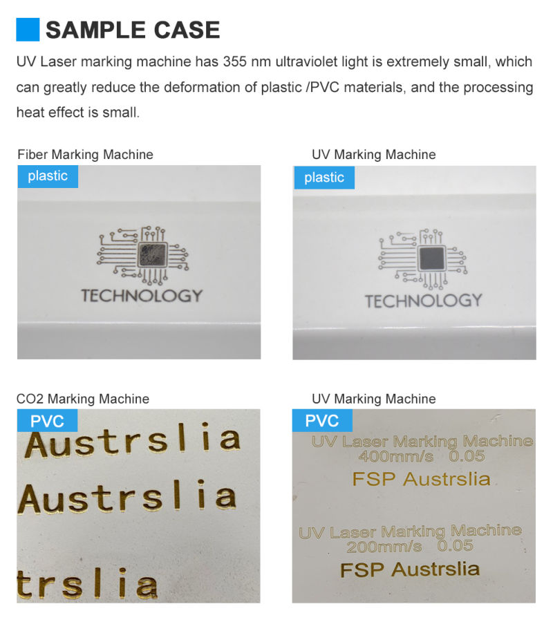 Portable Mini UV Laser Marking Machine for PVC Engraving Machine