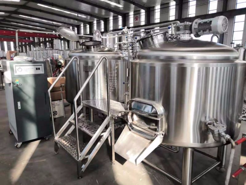1000L Customized Direct Fire Heating Pub Brewery for Sale