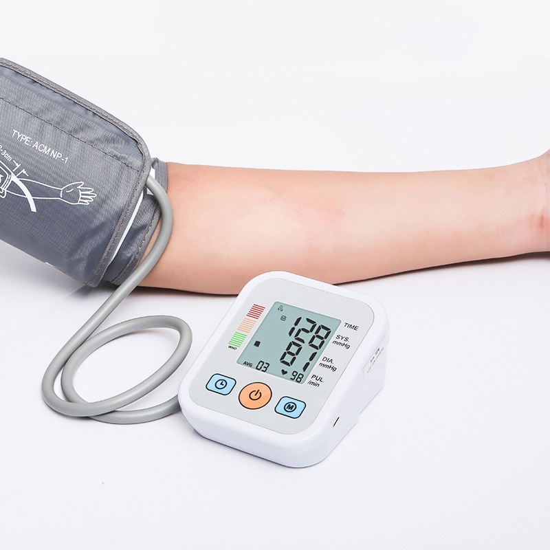 Electric Digital Upper Arm Blood Pressure Monitor Health Care Sphygmomanometer