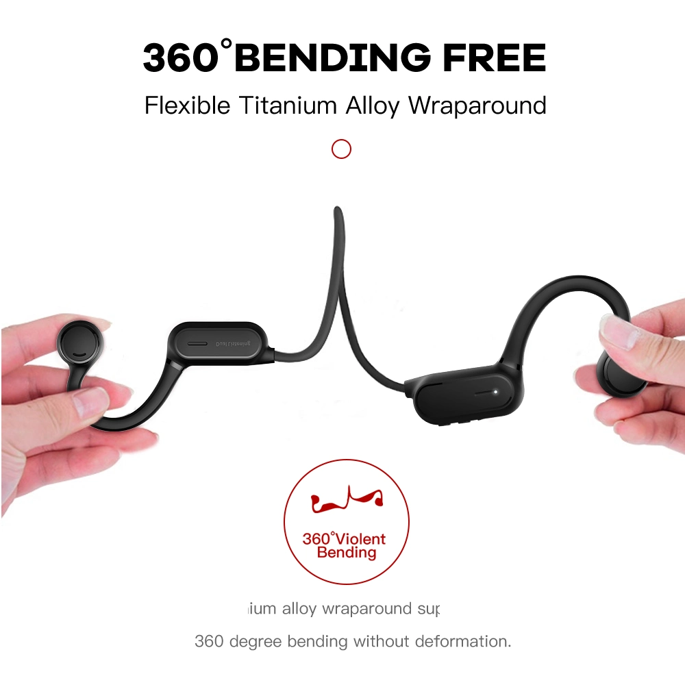 Bone Conduction Headsets with 230mAh Battery Capacity 20--20kHz Frequency Range