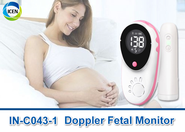 IN-C043 Medical Fetal Sound Meter Heart Rate Detector fetal doppler