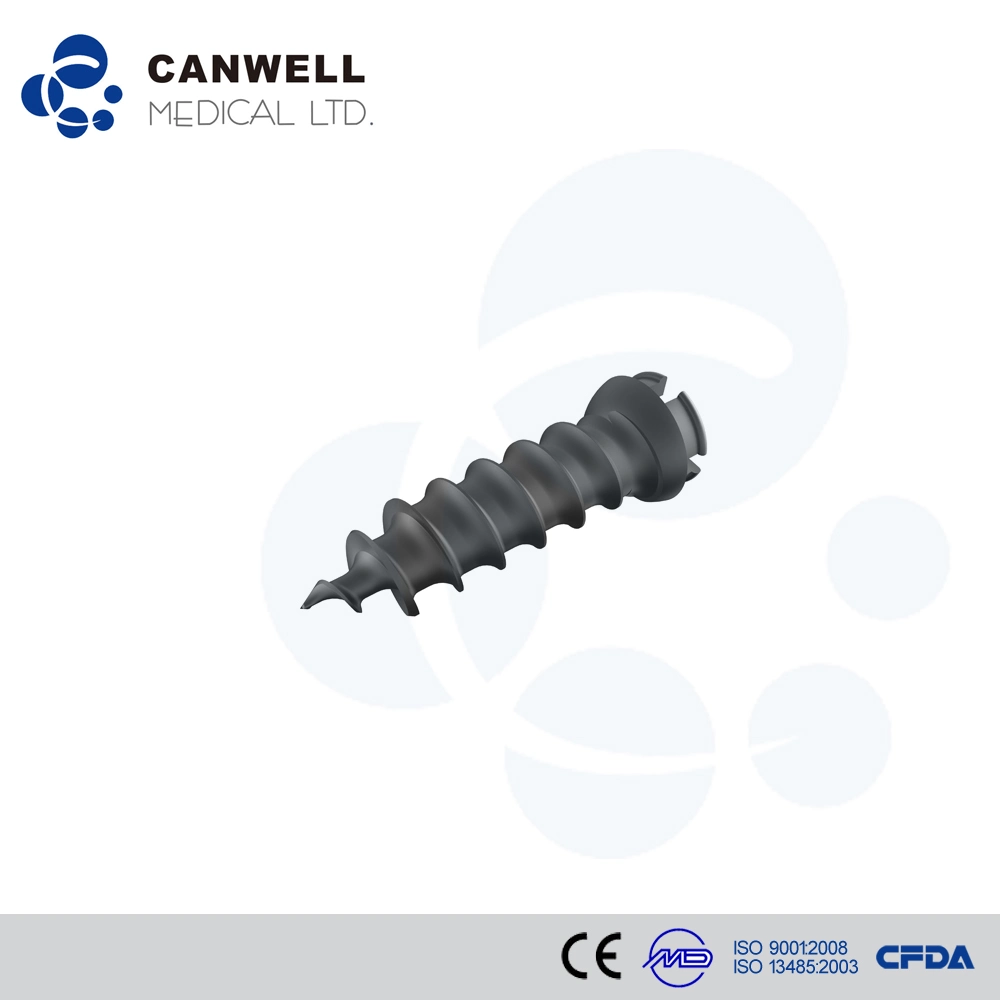 Cancellous Bone Screw Self-Tapping Orthopedic Spine Implants