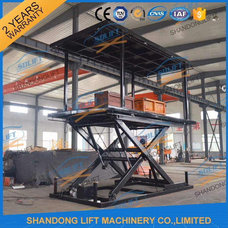 Special Design Safe and Stable Used 2 Layers Auto Car Lift in Garage