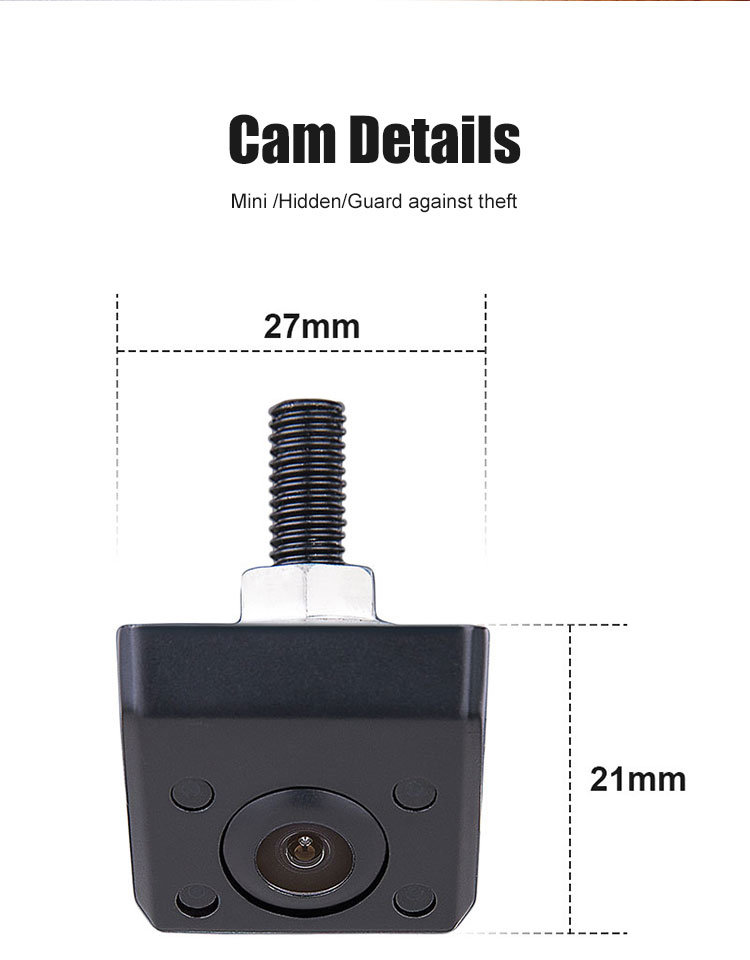 Sample Provided IP68 Waterproof Easy Installation Car Camera
