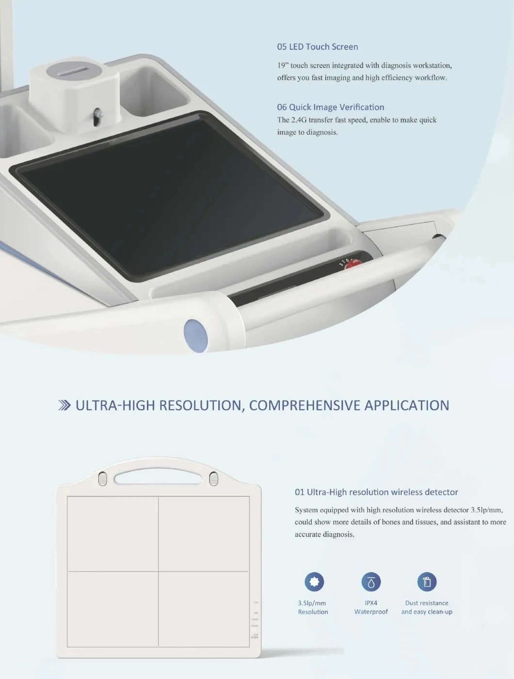 Syp Dr Digital X Ray Machine / X Ray Imaging System / Hospital Diagnostic Equipment