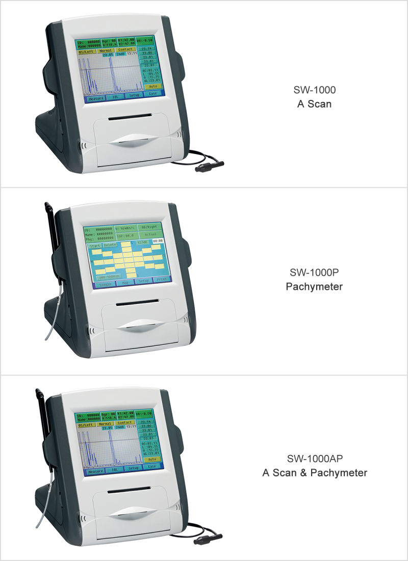 Hot Sale Sw-1000 China Ophthalmic Ultrasound Scanner a Scan