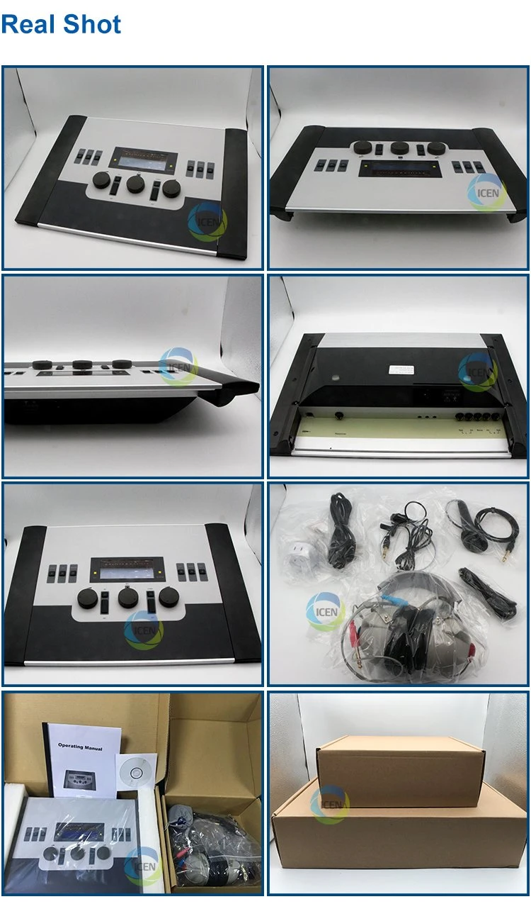 IN-G055 Medical Air and Bone Conduction Hearing Test Clinical Portable Diagnostic Audiometer Price