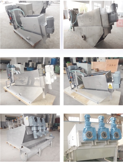 Vehicular Multi-Disk Sludge Dewatering Machine with Low Operation Cost