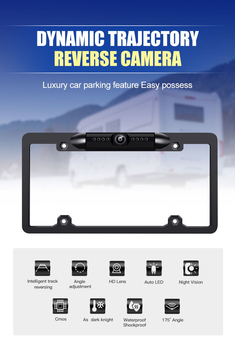 Sample Provided IP68 Waterproof Rear View Backup Camera