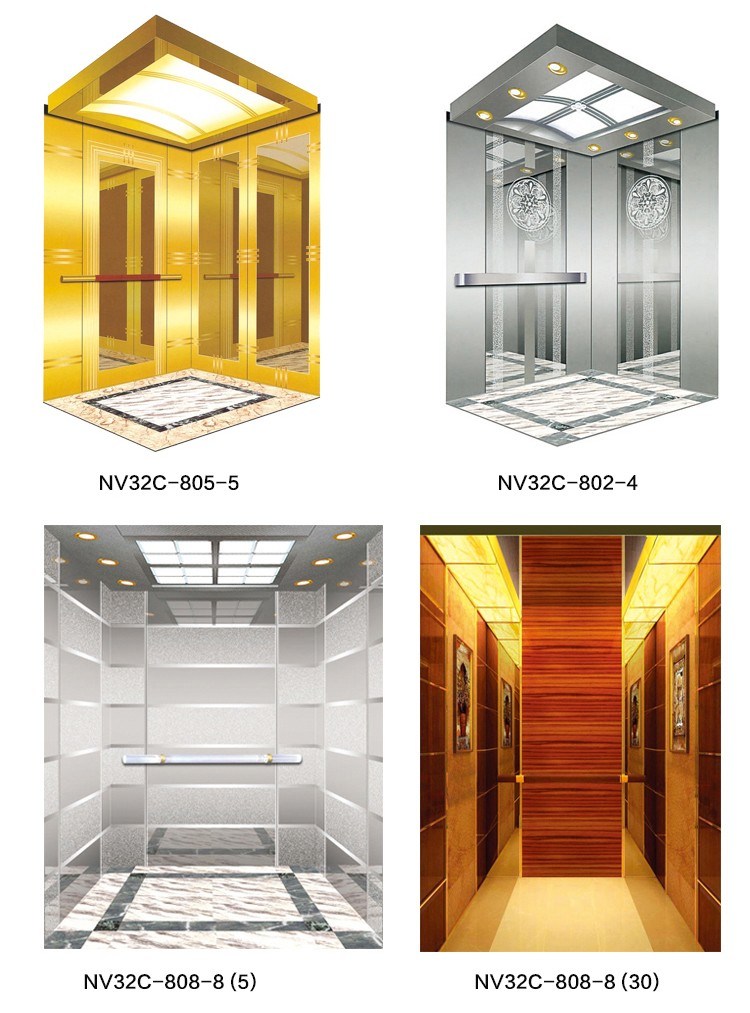 High Evaluation Low Noise 1350kg Civil Residential Passenger Elevator
