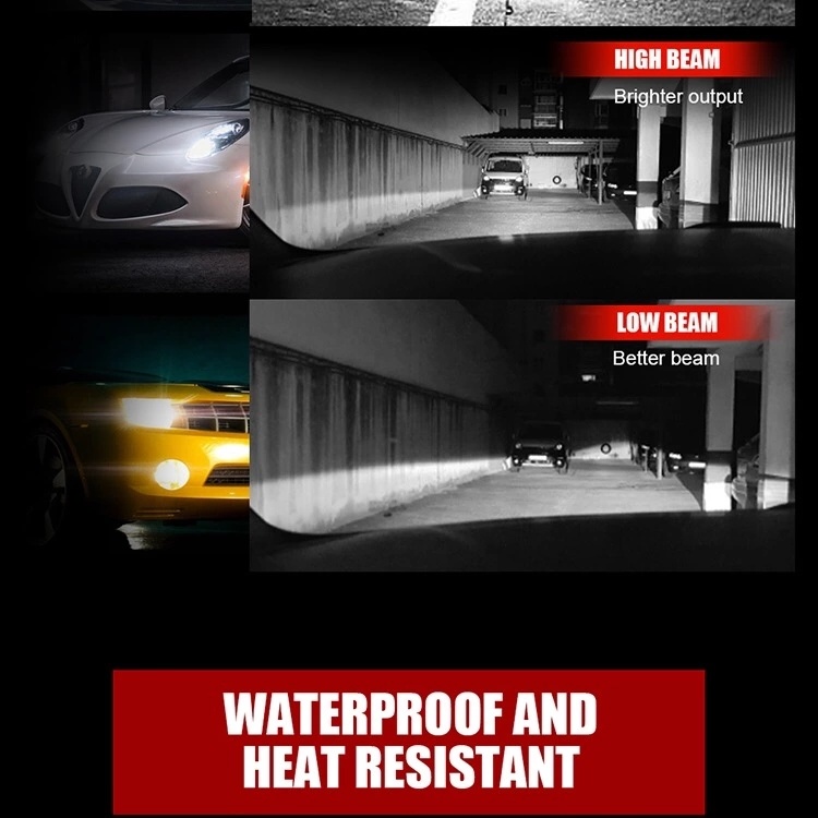 All in One Ce RoHS LED H4 Headlights C6 8000lm Car H7 LED Headlight Bulbs Car Fog Light H4