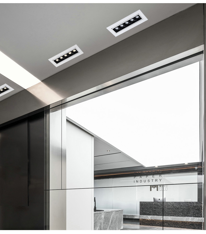 High Performance LED Adjustable Recessed Linear Spotlight