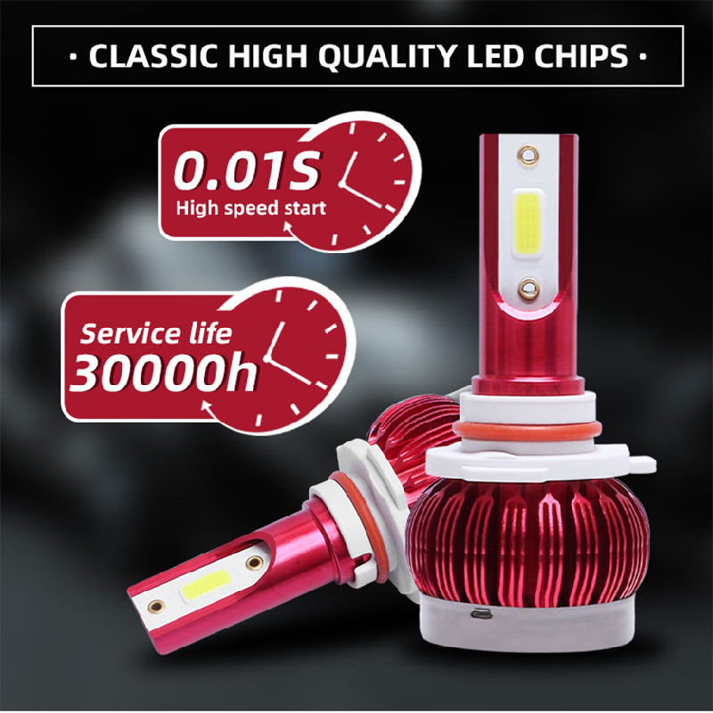 Auto Lights H4 LED H7 Headlight Bulb 16000lm 80W LED Headlamp