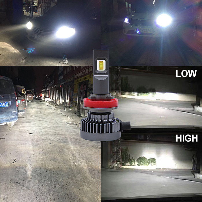Lightech H11 Car LED Headlight with Auto LED Bar Light for Automobile
