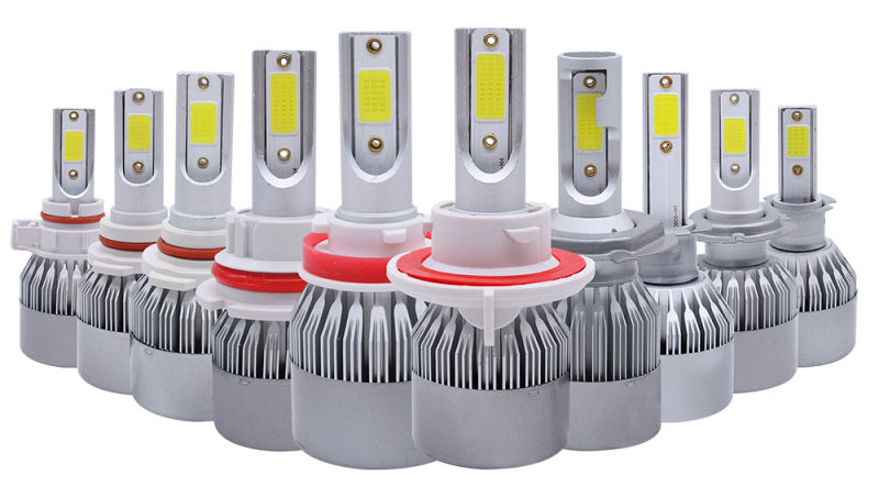 C6 H1 H4 H3 H7 H11 9005 9006 9012 Auto LED Car Headlight
