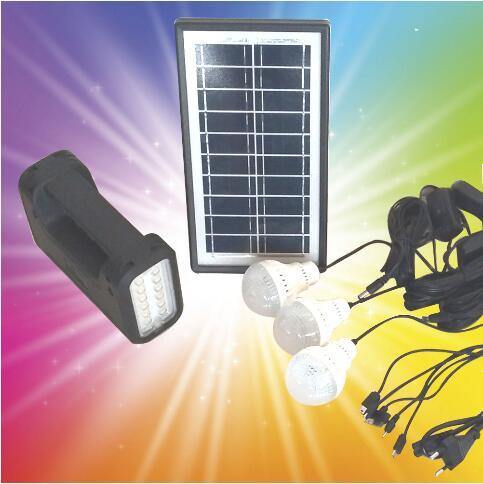 Portable Home Solar Panel Energy Power Lighting System