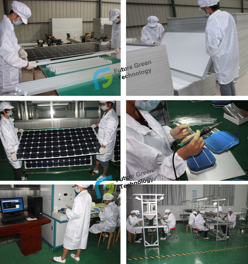 80 Watts Photovoltaic Conversion Cell Poly Solar Modules for Home Appliances