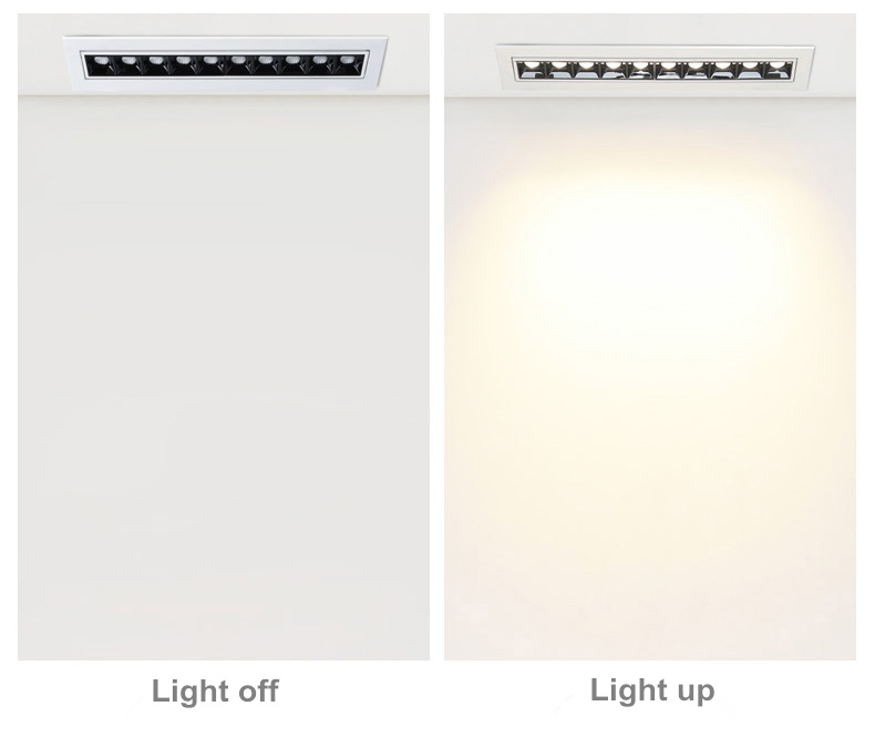 High Performance LED Adjustable Recessed Linear Spotlight