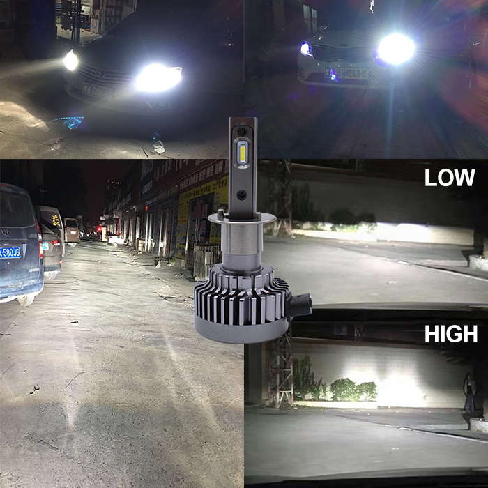 Lightech Super Bright LED Headlight Bulb H7 with H1 Auto