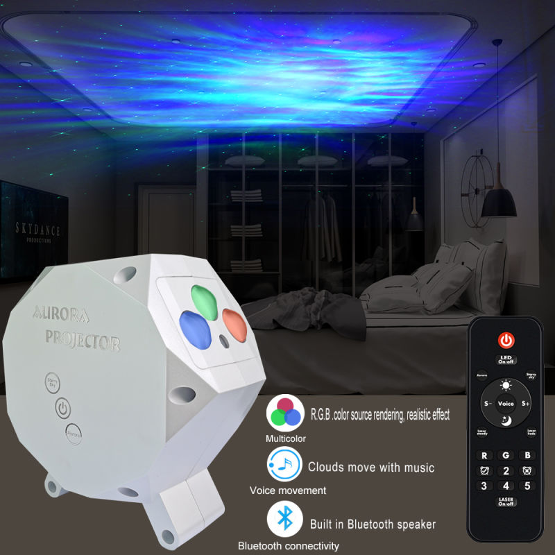 New Projector LED Night Light, Starry Sky Night Light Star Projector for Children