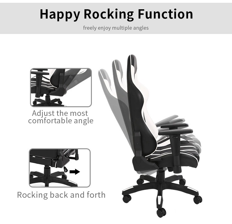 Free Sample Ergonomic Wearproof Office Racing Chair with Fireproof Foam