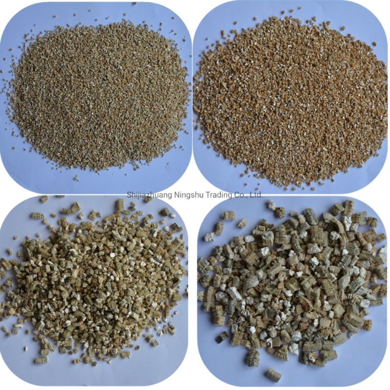 Lightweight Expanded Vermiculite for Brake Pads Clutch Linings Vermiculite 20-40mesh 40-60mesh