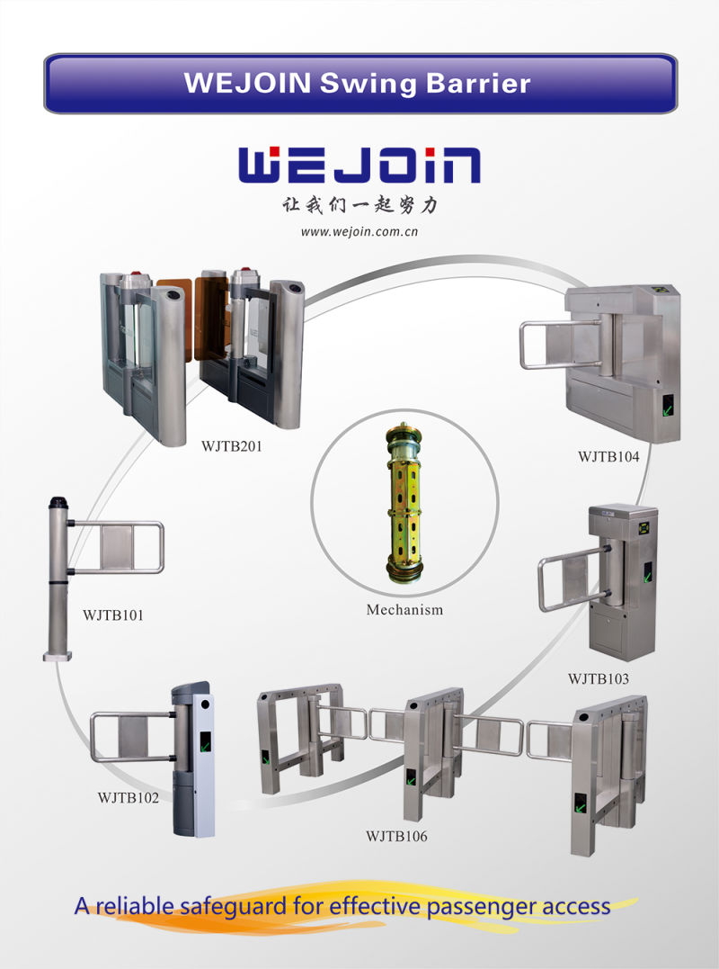 Full Automatic Bi-Directional Swing Barrier Turnstile