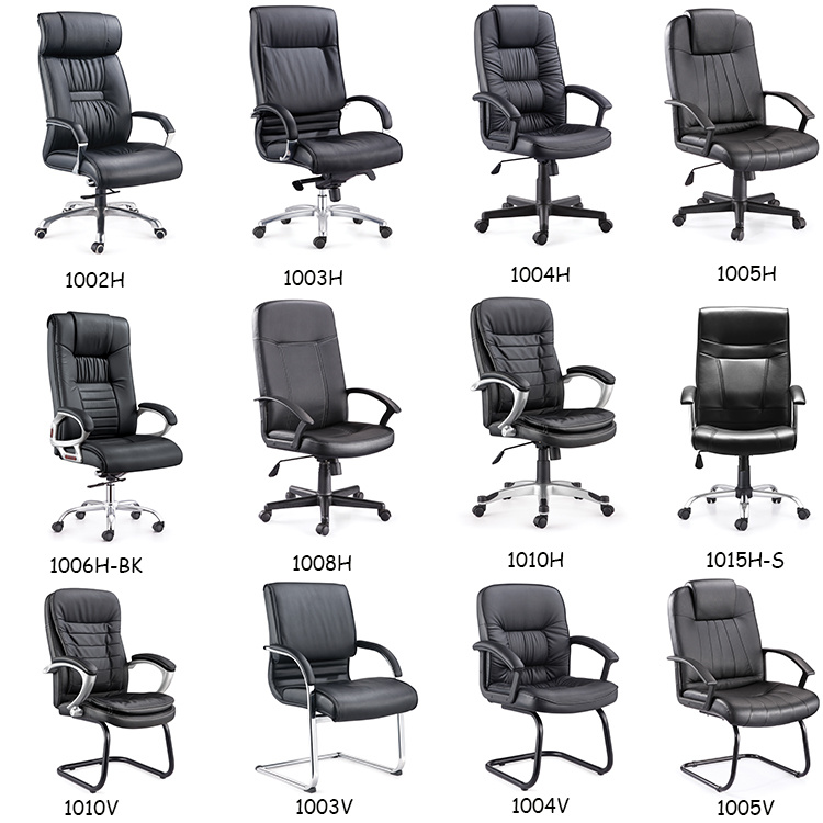 Top Leather Executive Office Chairs PU Leather Furniture