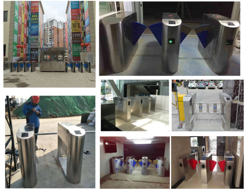 Full Automatic Bi-Directional Swing Barrier Turnstile Security Gate