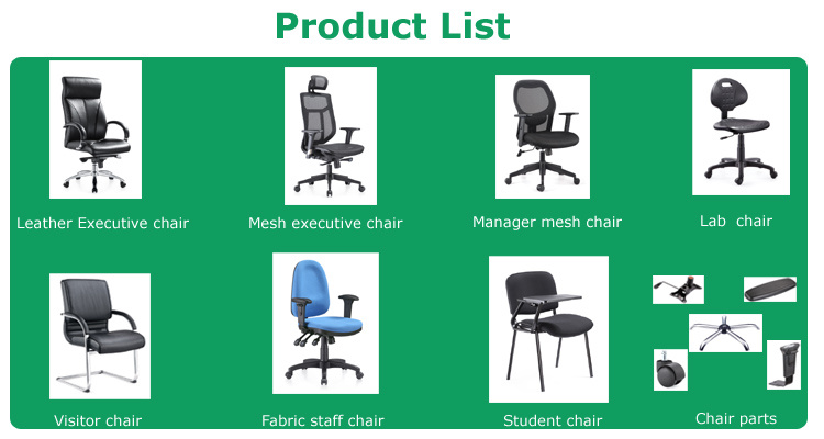 PP PU Mesh Leather Office Executive Swivel Chair Part Adjustable Armrest