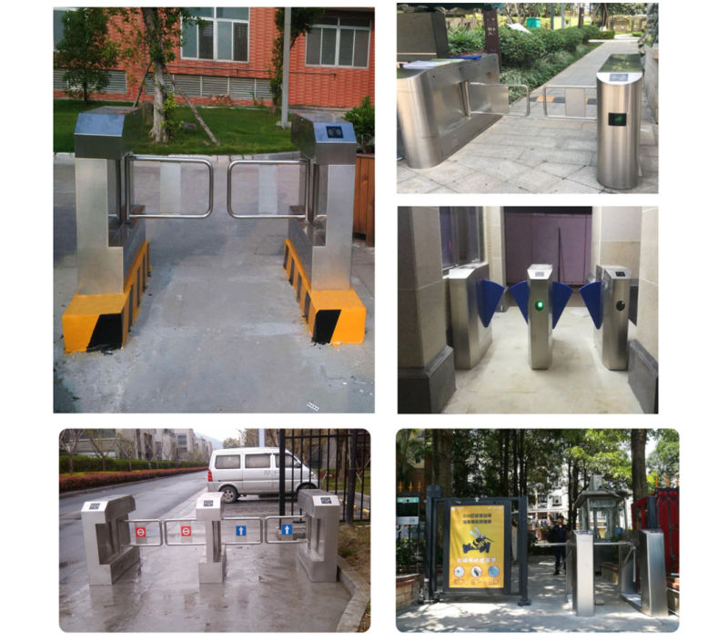 Full Automatic Bi-Directional Swing Barrier Turnstile Security Gate