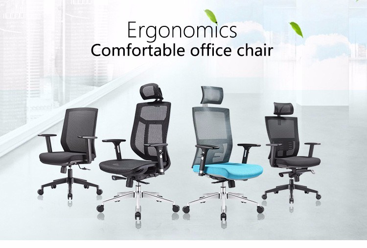 Ergonomic White PU Leather Computer Manager Work Desk Office Chair