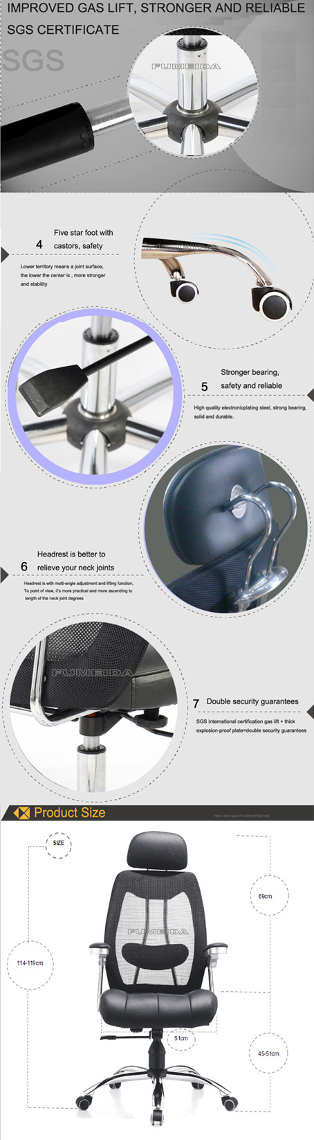 Staff Chair, Office Furniture, Ergonomic Swivel Mesh Office Chair (fy1336)