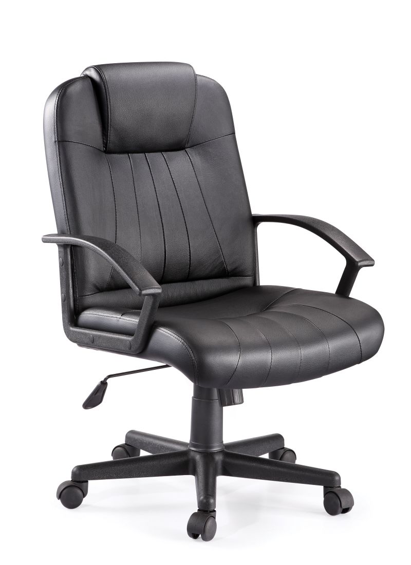 Medium Back High Quality Meeting Chair Ergonomic Leather Office Chair