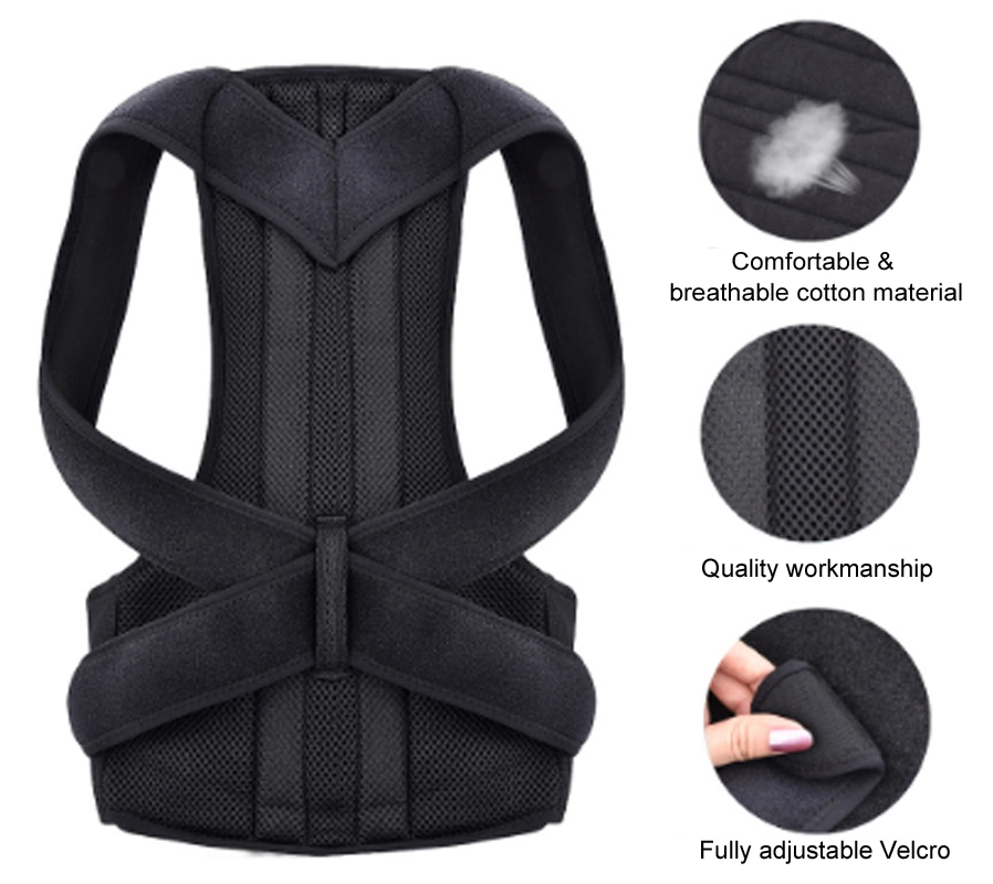 Neoprene Car Seat Office Chair Lumbar Shoulder Back Brace Orthopedic Lumbar Belt Support Brace