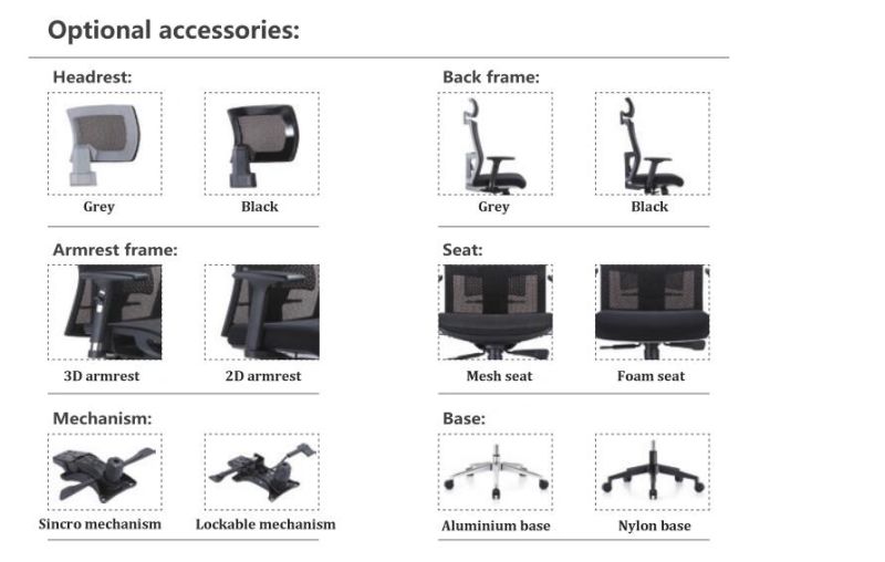 Medium Back Rotary Mesh Chair Ergonomic Office Chair Computer Ergo Staff Office Chairs