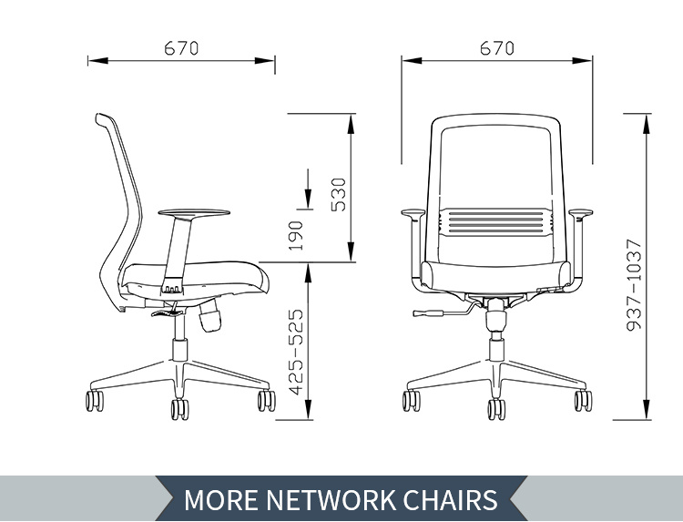 Professional Design Luxury Office Furniture Chair Office Staff Computer Mesh Chair