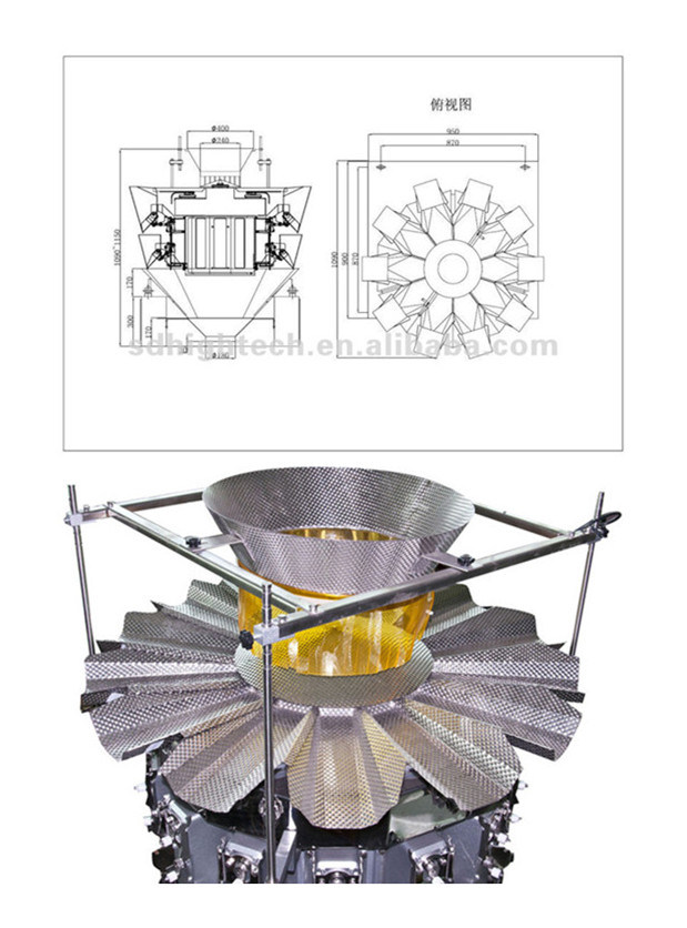 Dimple Bucket Computerized Weighing Machine (HT-W10B3)