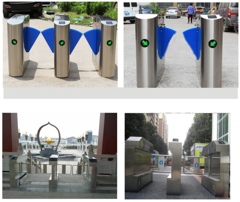 Full Automatic Bi-Directional Swing Barrier Turnstile Security Gate