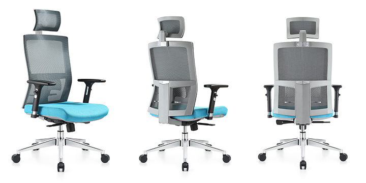 Swivel Adjustable Middle Back Modern Ergonomic Office Mesh Chair