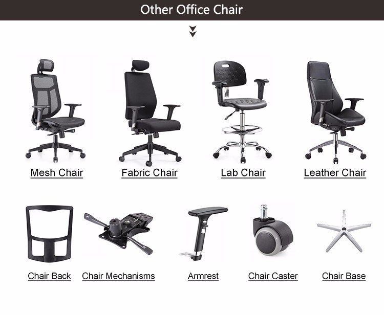 Executive High Quality Modern Office Fabric Chairs W/ Headrest