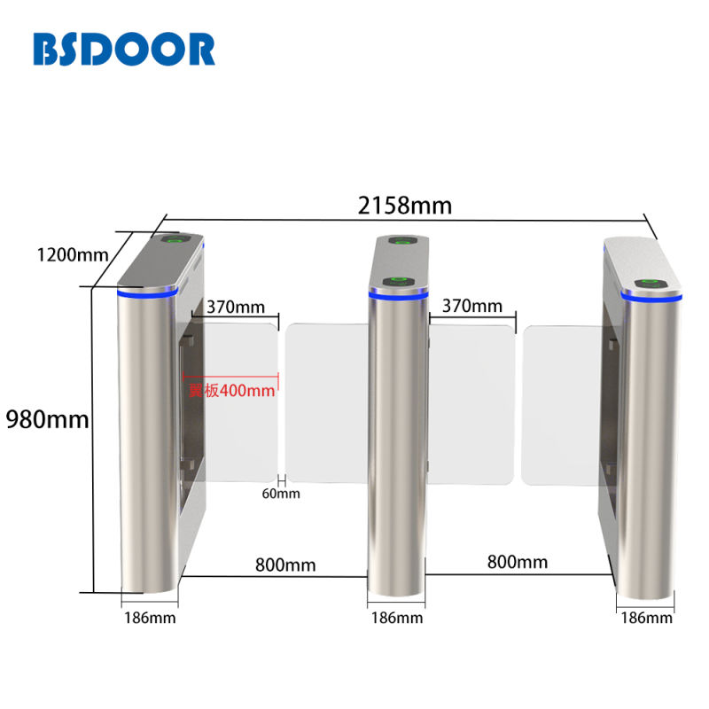 Bi Directional Swing Turnstile Barrier for Road Safety