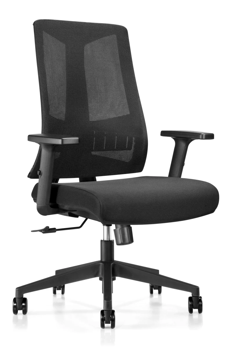 2021 New Ergonomic Medium Back Mesh Staff Office Chair